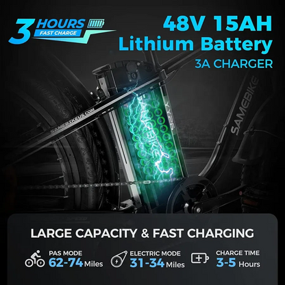 🔥Clearance Sale🔥✨Outdoor electric bike with 48V / 15Ah lithium battery✨