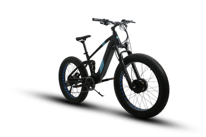 EUNORAU Defender S AWD - Dual Suspension Electric Fat Tire Bike