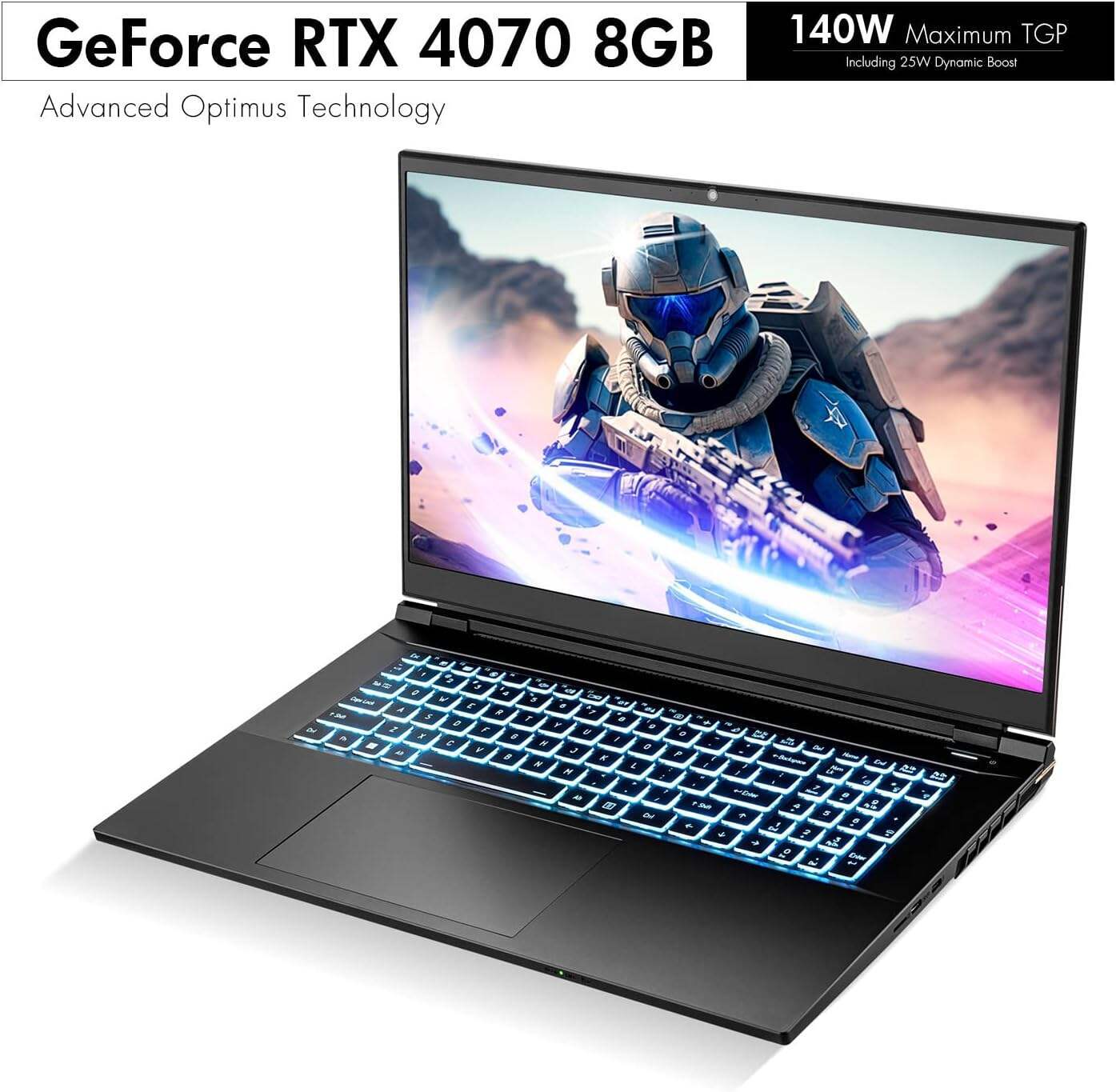 2024 Gaming Laptop, 17.3 Inch QHD 240Hz 100% DCI-P3 G-Sync, Intel i9-13900HX, RTX 4070 8GB, 64GB RAM, 2TB Gen4 NVMe SSD, Win 11