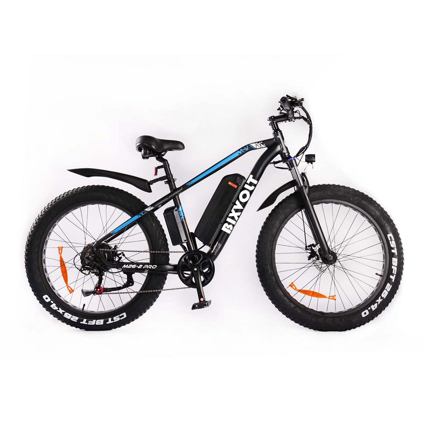 Fat Tire E-Mountainbike Pedelec All Terrain Electric Bike 80 Nm Removable Battery