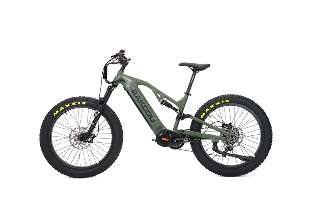 BAKCOU Scout Full Suspension Electric Hunting Bike