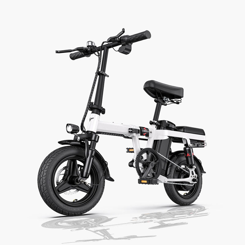 Adults E-Bike 630W Peak Motor Electric Bike Folding City Commuter Bicycle 42V 2A