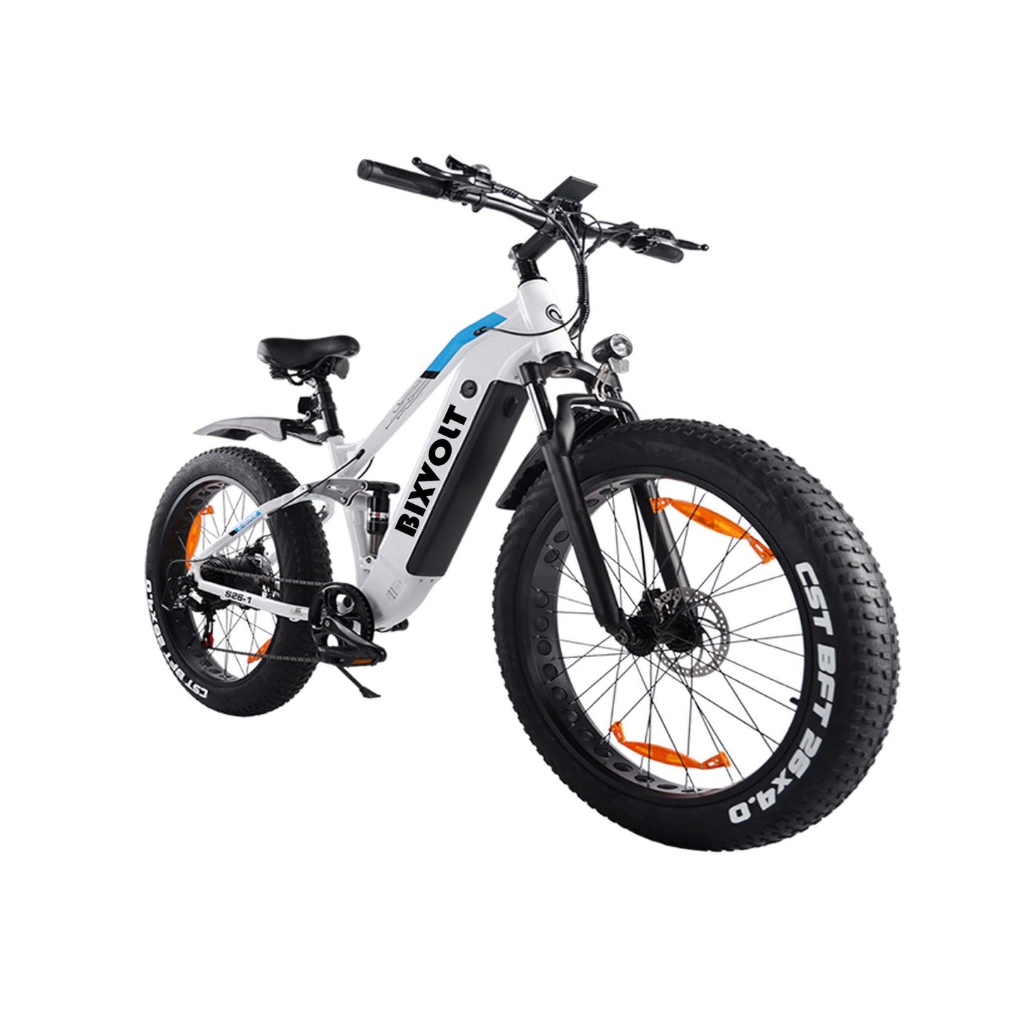 Fat Tire E-Mountainbike Pedelec All Terrain Electric Bike 95 Nm Removable Battery