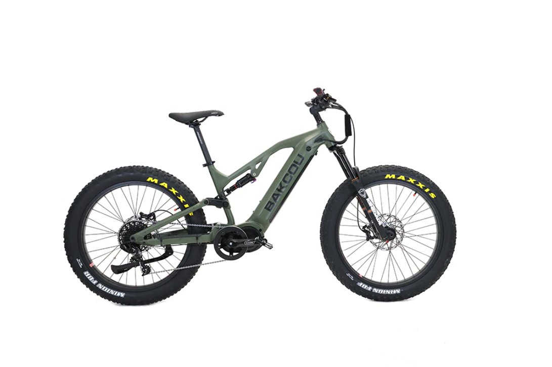 BAKCOU Scout Full Suspension Electric Hunting Bike