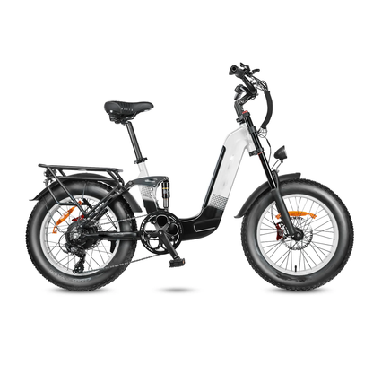 Step-through Full Suspension Electric Bike