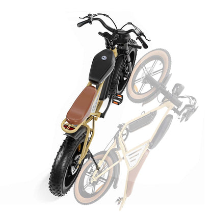 Fat Tire E-Mountainbike Pedelec All Terrain Electric Bike 100 Nm 34Ah Removable Battery