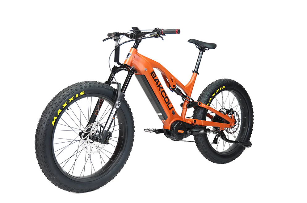 BAKCOU Scout Full Suspension Electric Hunting Bike