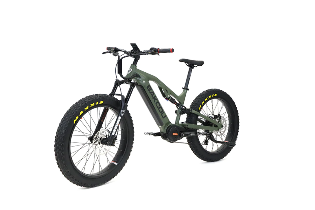 BAKCOU Scout Full Suspension Electric Hunting Bike