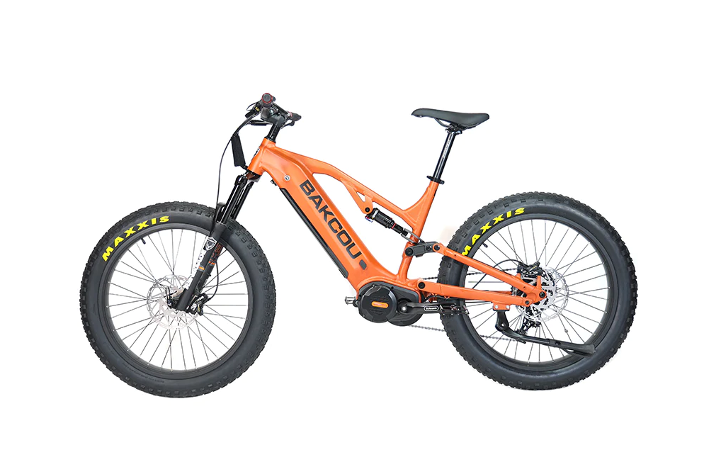 BAKCOU Scout Full Suspension Electric Hunting Bike