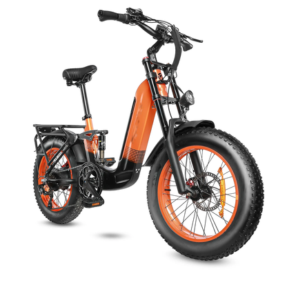 Step-through Full Suspension Electric Bike