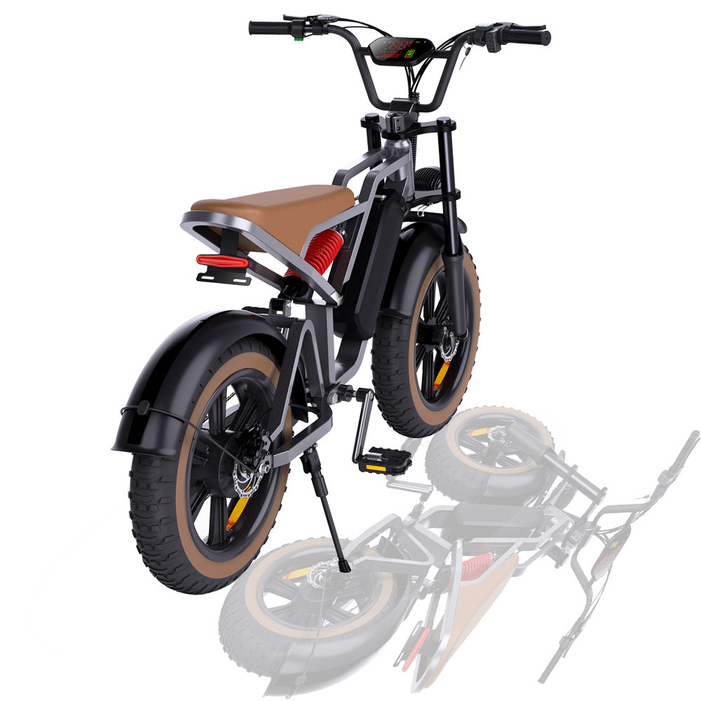 Fat Tire E-Mountainbike Pedelec All Terrain Electric Bike 100 Nm 18Ah Removable Battery