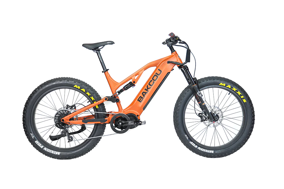 BAKCOU Scout Full Suspension Electric Hunting Bike