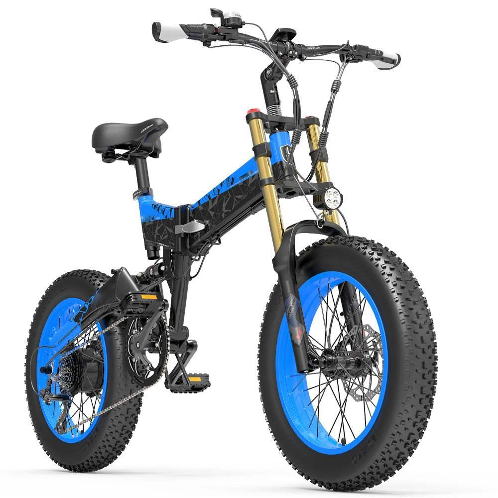 LANKELEISI X3000plus 1000w Electric Bicycle Snow Bike 48v 17.5ah Battery Ebike 20 Inch Fat Tire Electric Folding Bike