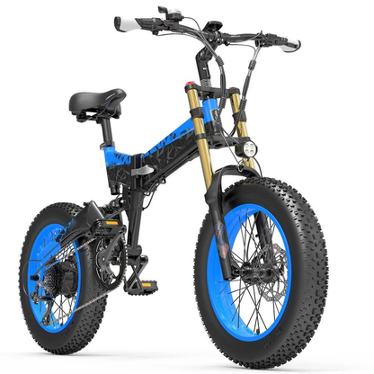 LANKELEISI X3000plus 1000w Electric Bicycle Snow Bike 48v 17.5ah Battery Ebike 20 Inch Fat Tire Electric Folding Bike