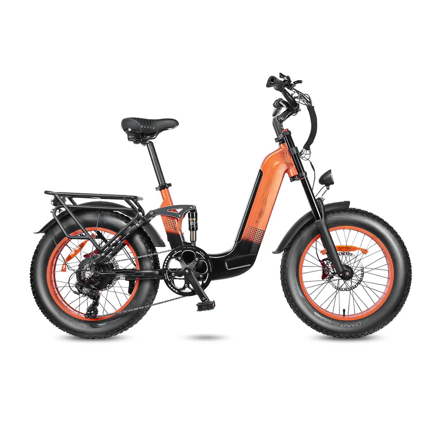 Step-through Full Suspension Electric Bike