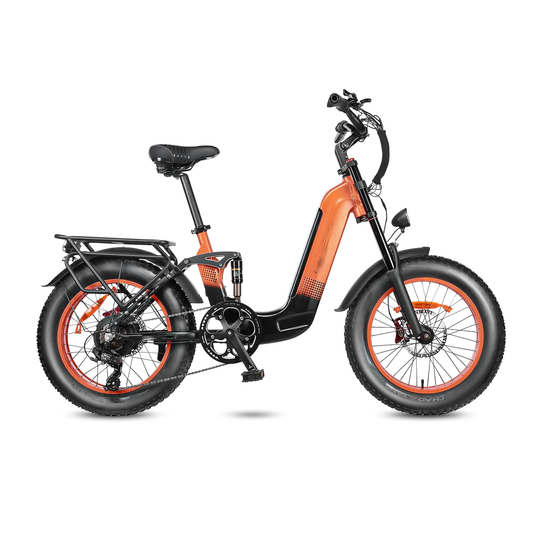 Step-through Full Suspension Electric Bike