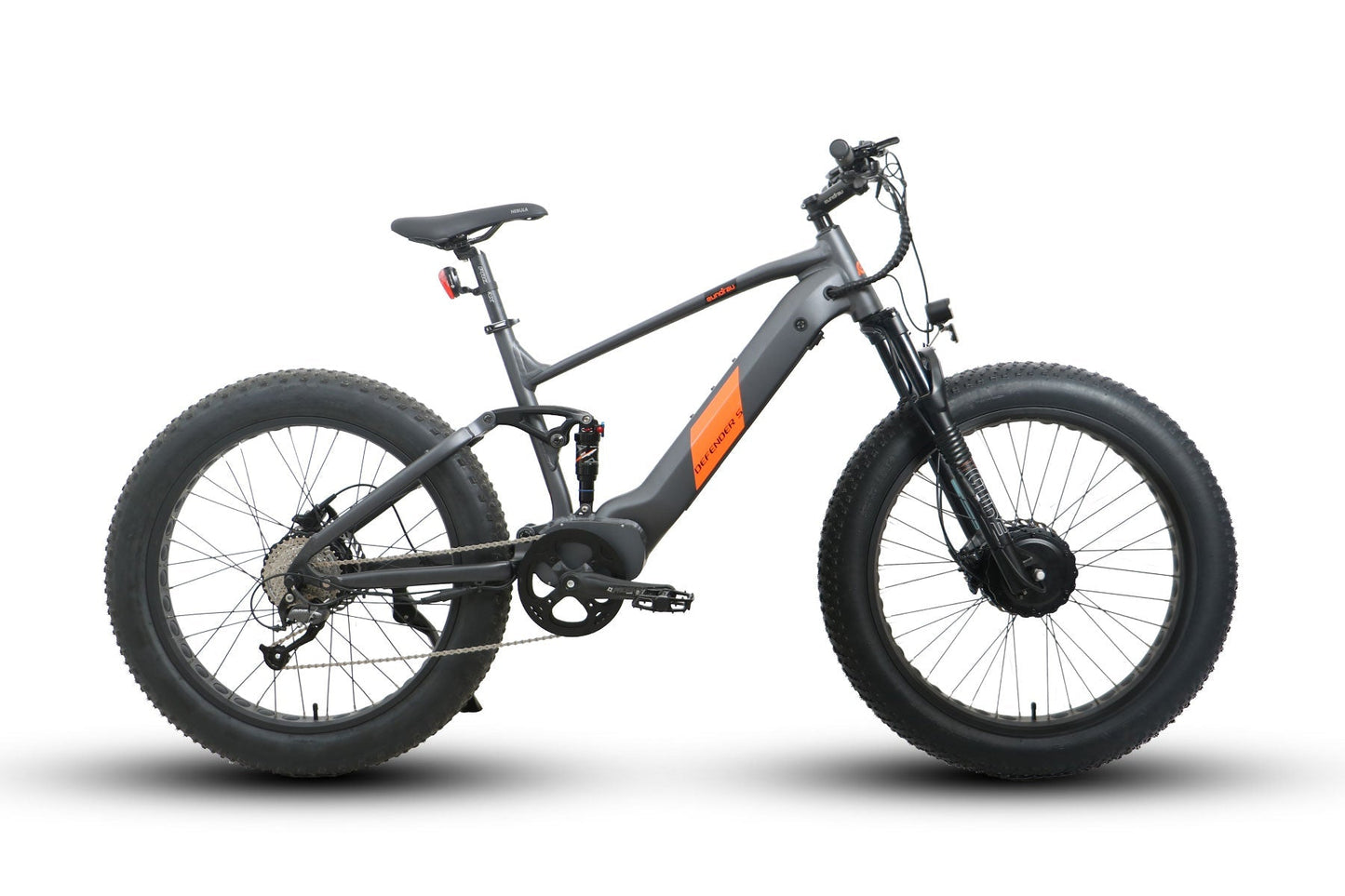 EUNORAU Defender S AWD - Dual Suspension Electric Fat Tire Bike