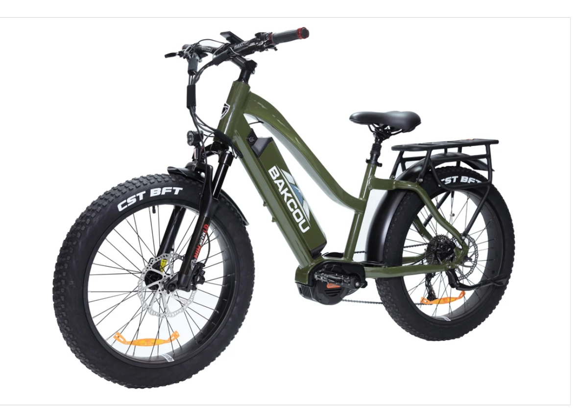 BAKCOU Mule Step Through 24" Electric Hunting Bike