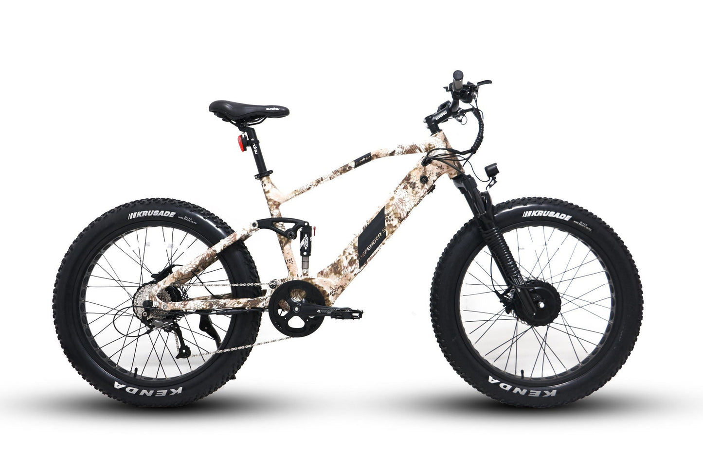 EUNORAU Defender S AWD - Dual Suspension Electric Fat Tire Bike