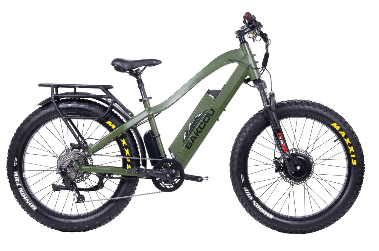 BAKCOU Kodiak All-Wheel Drive Dual Motor Electric Hunting Bike