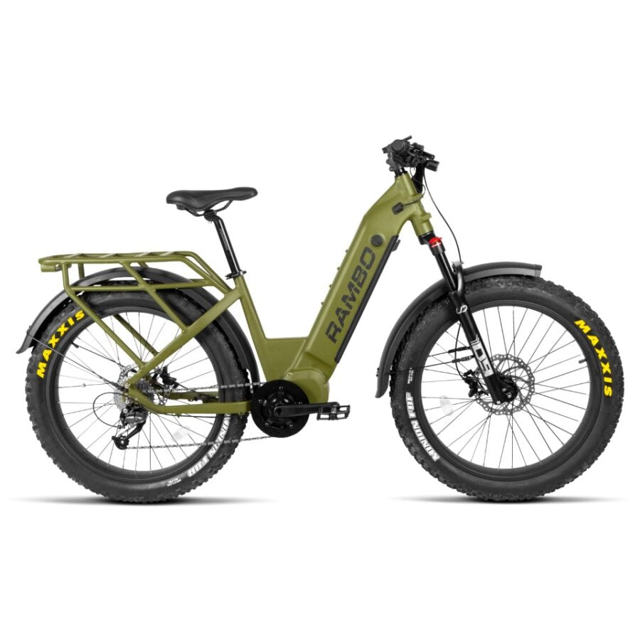 Rambo Rebel 2.0 1000W Mid Drive Electric Hunting Bike