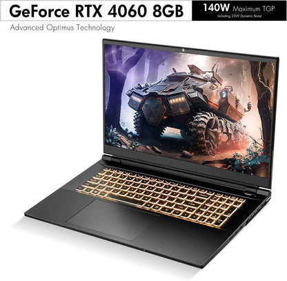 2024 Gaming Laptop, 17.3 Inch QHD 240Hz 100% DCI-P3 G-Sync, Intel i9-13900HX, RTX 4070 8GB, 64GB RAM, 2TB Gen4 NVMe SSD, Win 11