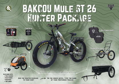 BAKCOU Mule Step Through 26" Hunter Package