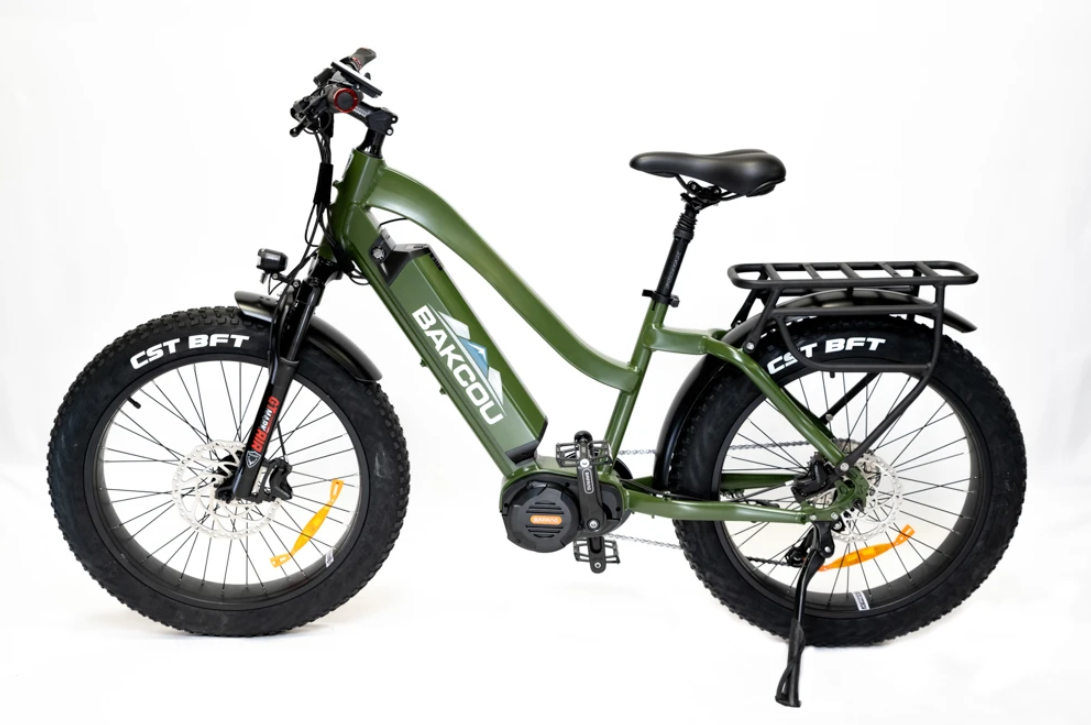 BAKCOU Mule Step Through 24" Electric Hunting Bike