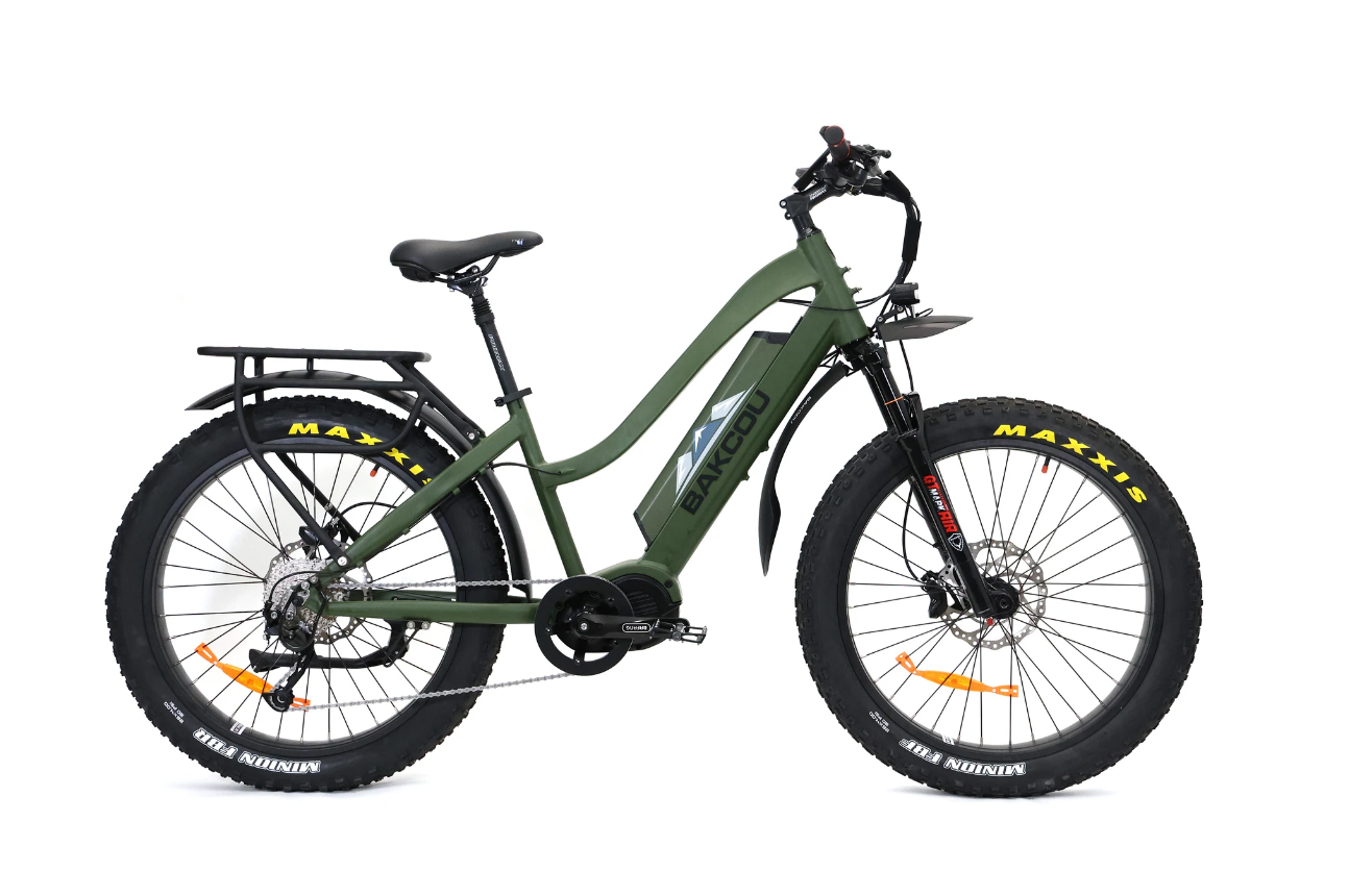 BAKCOU Mule Step Through 26" Electric Hunting Bike